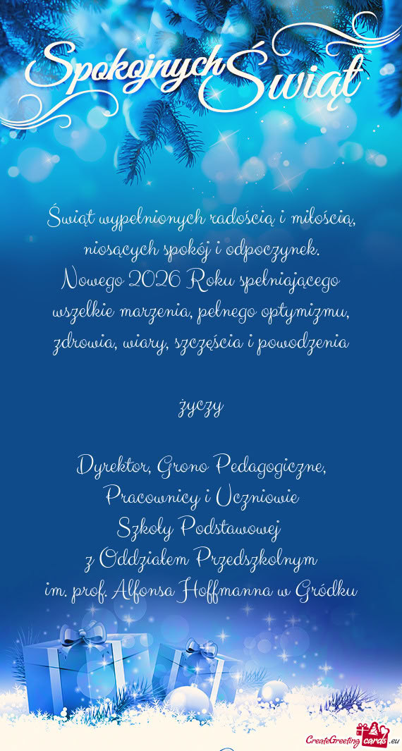 Zdrowia, wiary, szczęścia i powodzenia