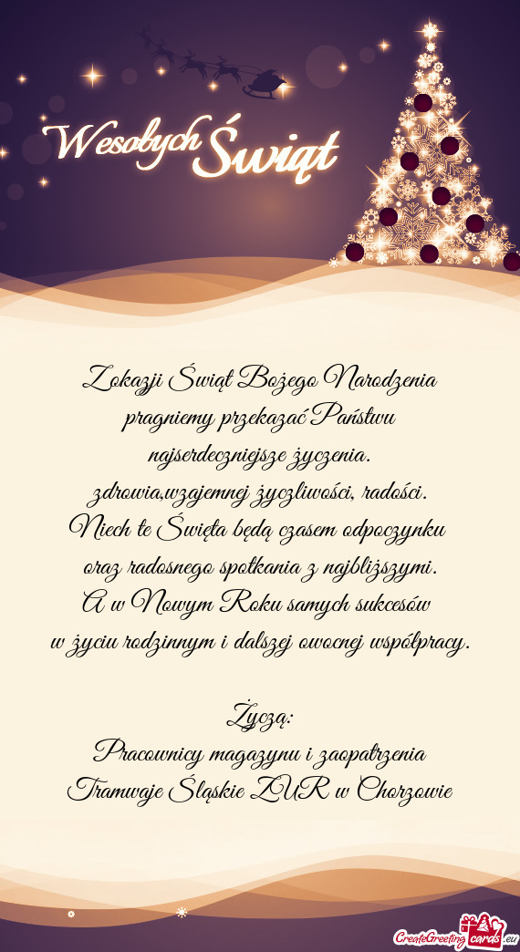 Zdrowia,wzajemnej życzliwości, radości