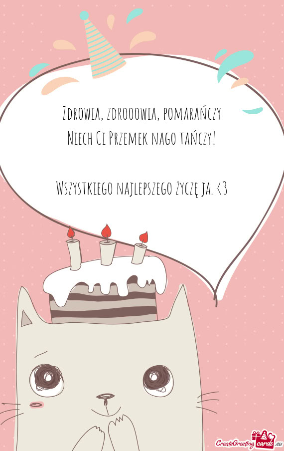 Zdrowia, zdrooowia, pomarańczy