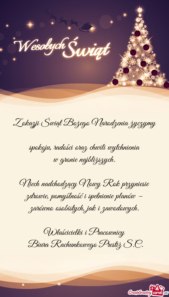 Zdrowie, pomyślność i spełnienie planów –