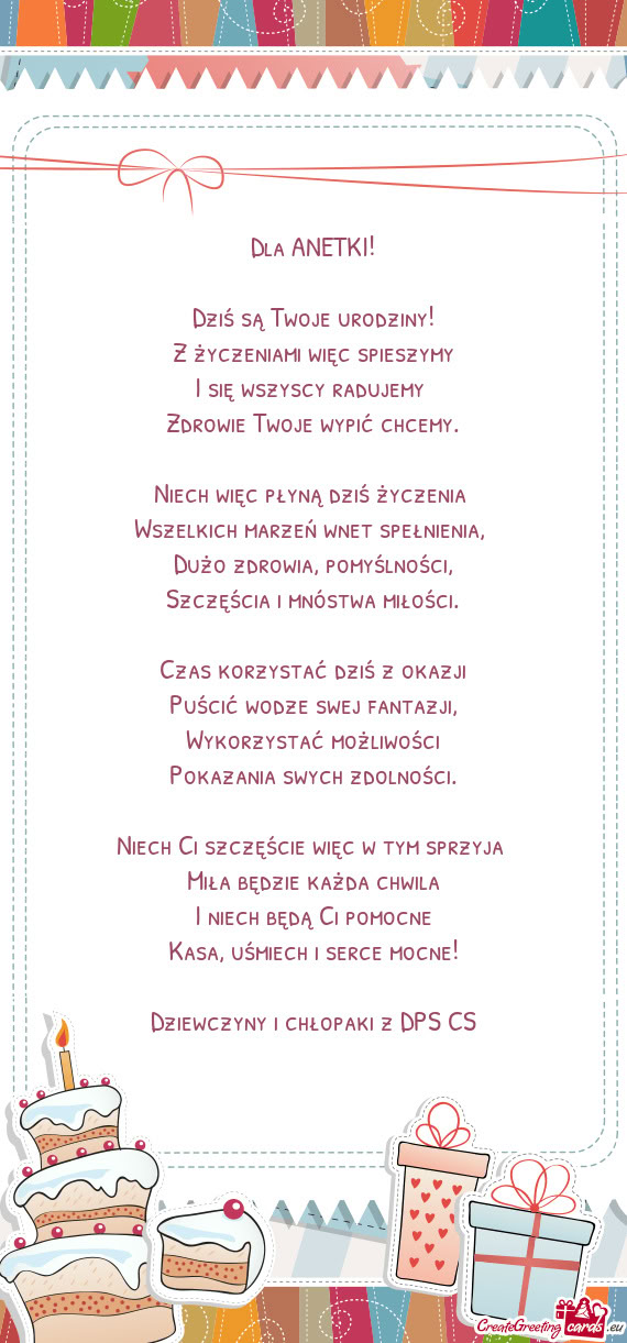 Zdrowie Twoje wypić chcemy