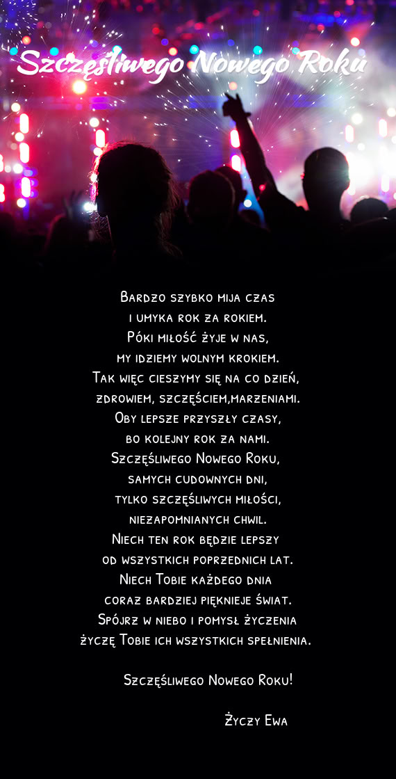 Zdrowiem, szczęściem,marzeniami