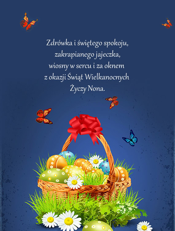 Zdrówka i świętego spokoju