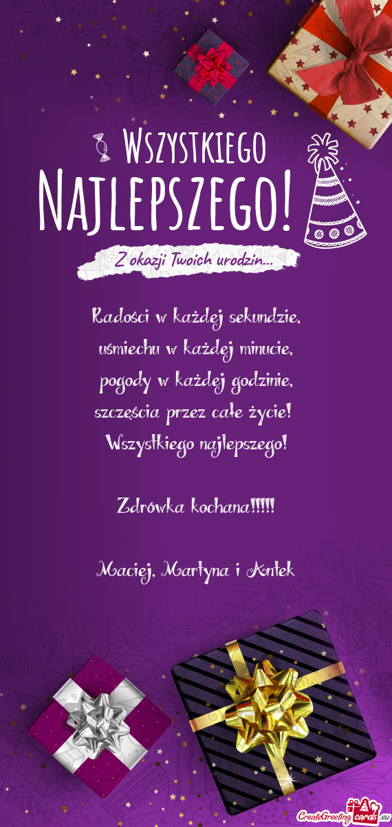 Zdrówka kochana