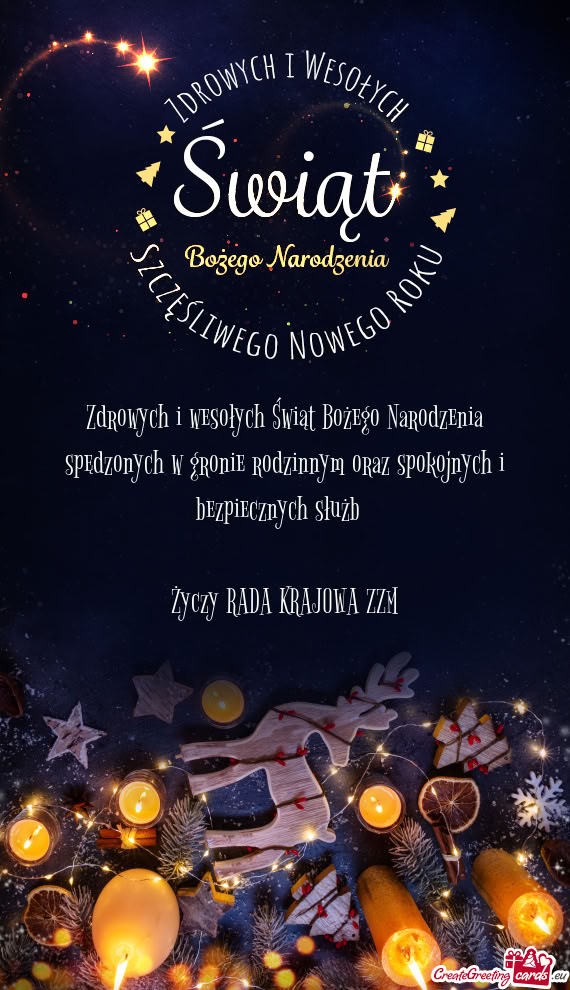 Zdrowych i wesołych Świąt Bożego Narodzenia spędzonych w gronie rodzinnym oraz spokojnych i bez