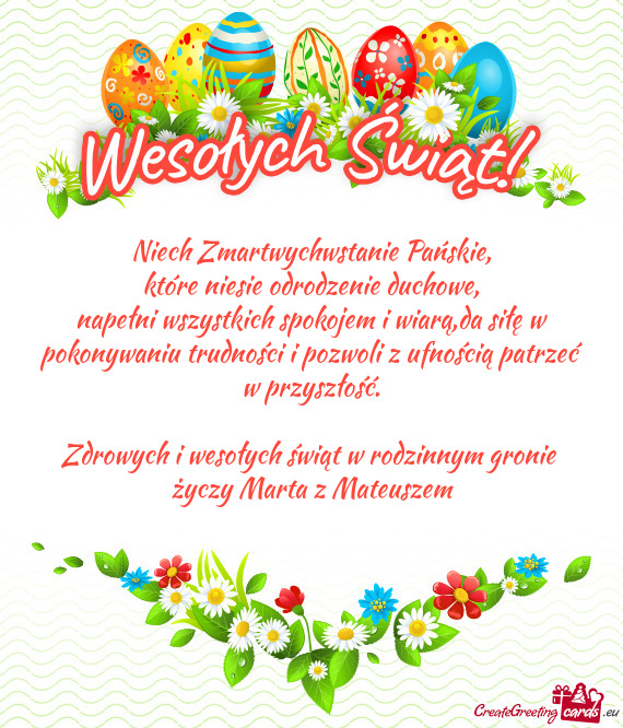 Zdrowych i wesołych świąt w rodzinnym gronie