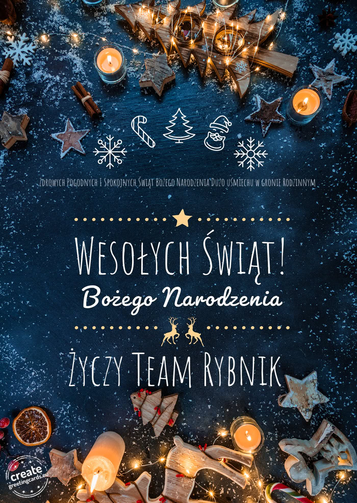 Zdrowych Pogodnych I Spokojnych Świąt Bożego Narodzenia Dużo uśmiechu w gronie Rodzinnym Wesoł