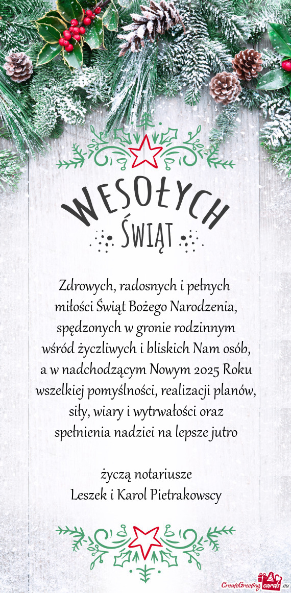 Zdrowych, radosnych i pełnych