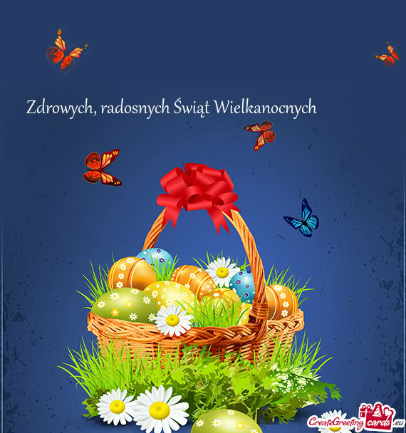 Zdrowych, radosnych Świąt Wielkanocnych🐣🐥🐰🌸🌼☘️🌷