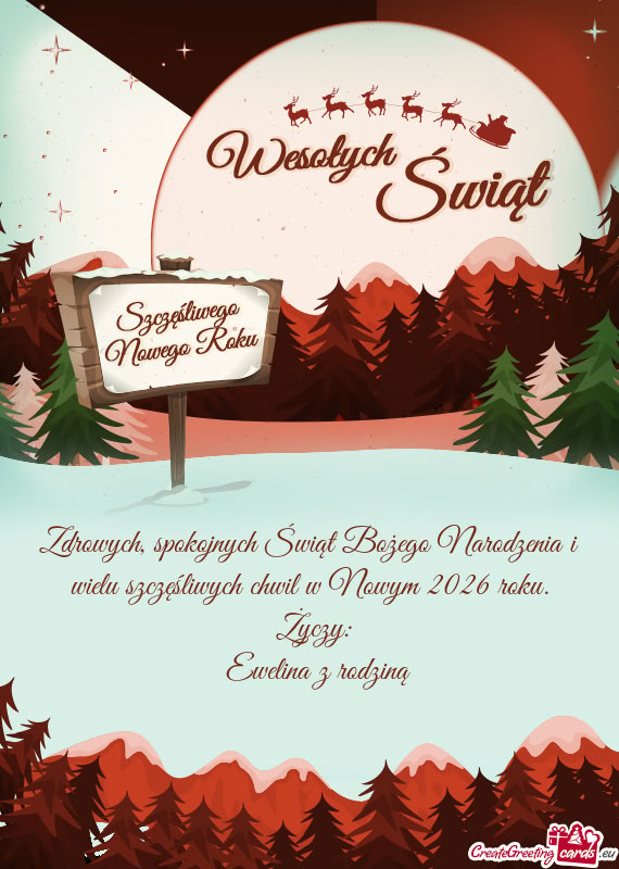 Zdrowych, spokojnych Świąt Bożego Narodzenia i wielu szczęśliwych chwil w