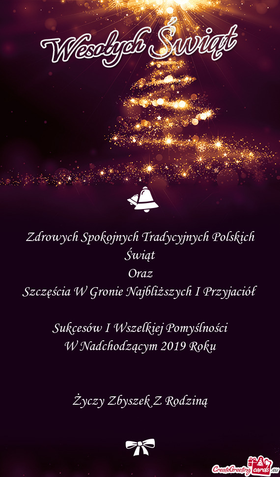 Zdrowych Spokojnych Tradycyjnych Polskich Świąt