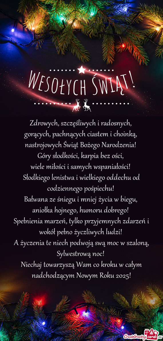 Zdrowych, szczęśliwych i radosnych,   gorących, pachnących ciastem i