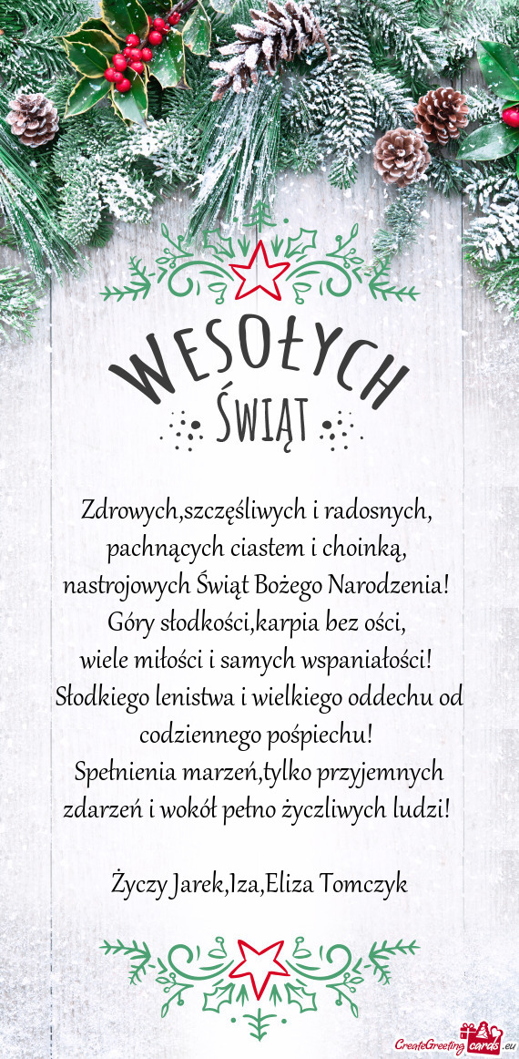 Zdrowych,szczęśliwych i radosnych