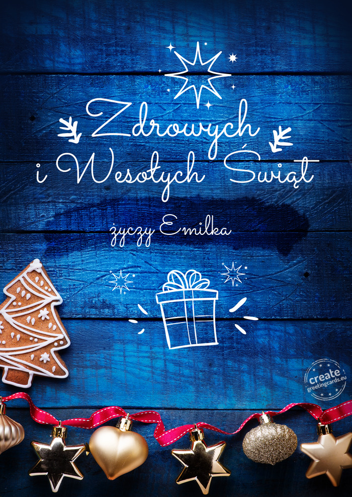 Zdrowych wesołych Świąt Emilka🎄