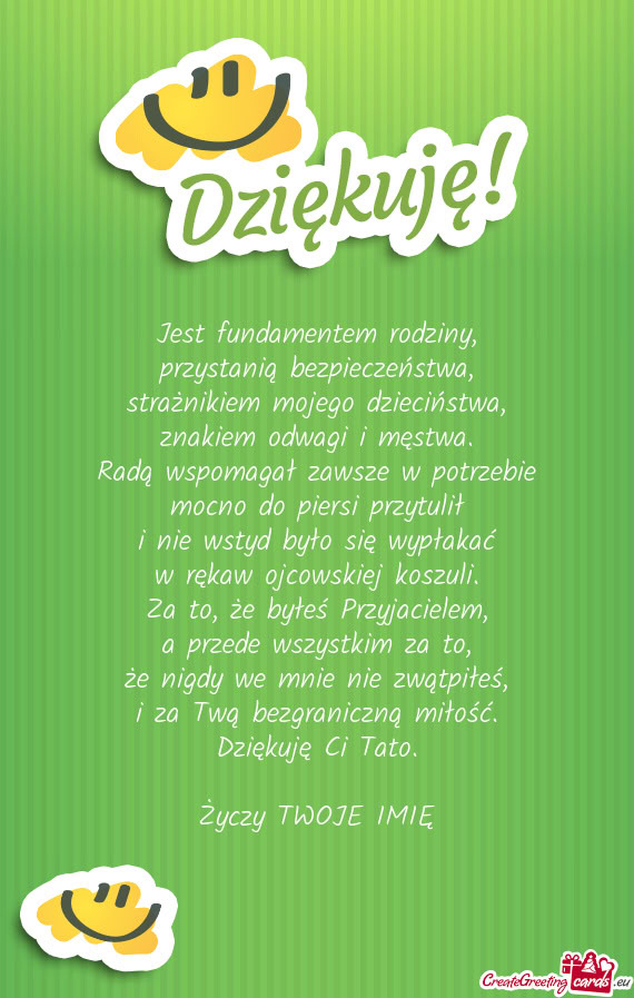 Że byłeś Przyjacielem