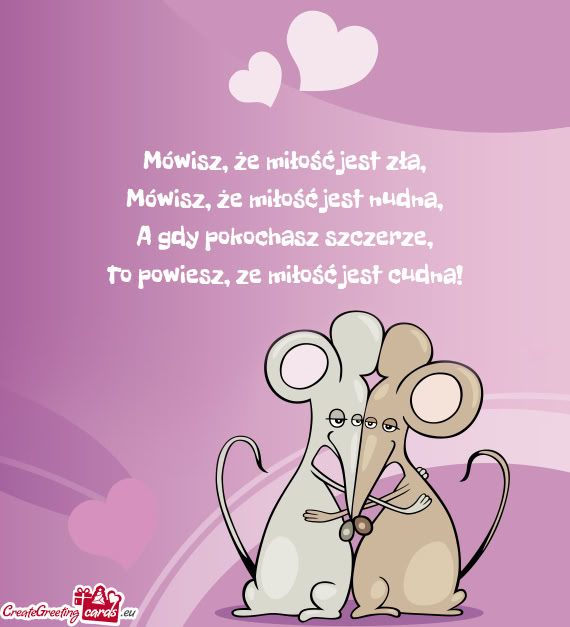 Ze miłość jest cudna