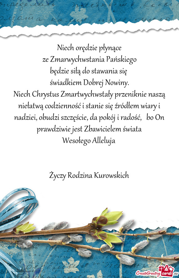 Ze Zmarwychwstania Pańskiego