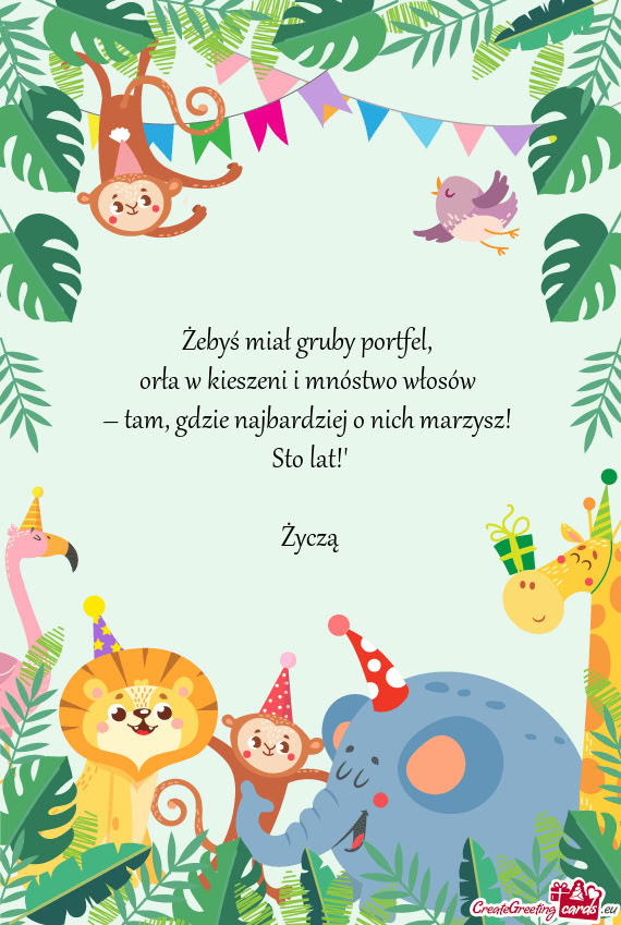 Żebyś miał gruby portfel