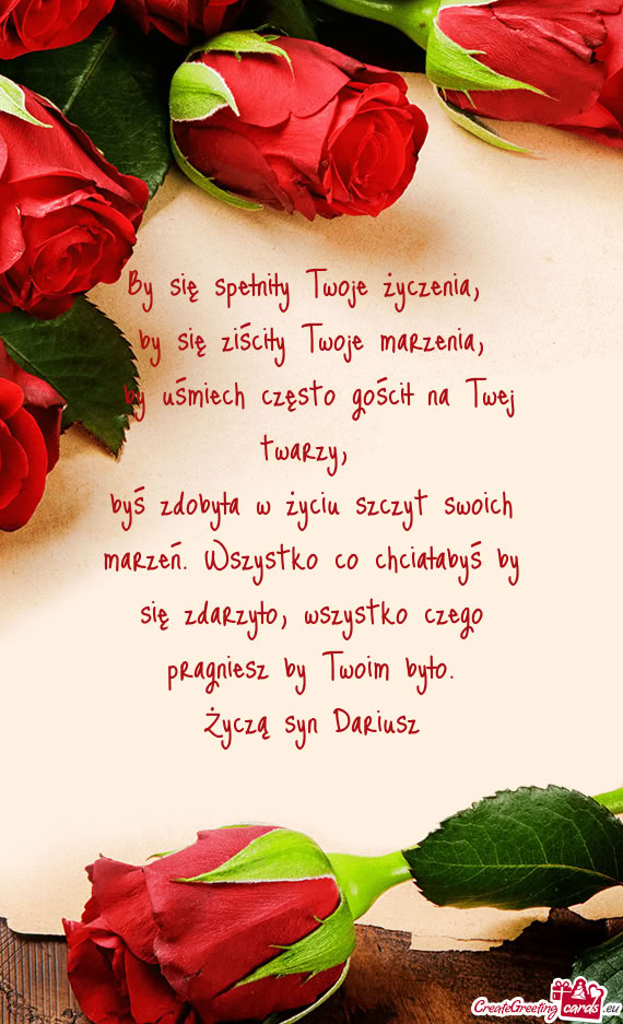 Zego pragniesz by Twoim było