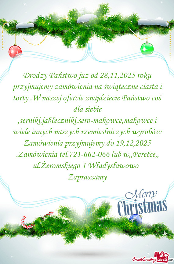 Zej ofercie znajdziecie Państwo coś dla siebie ,serniki,jabłeczniki,sero-makowce,makowce i wiele