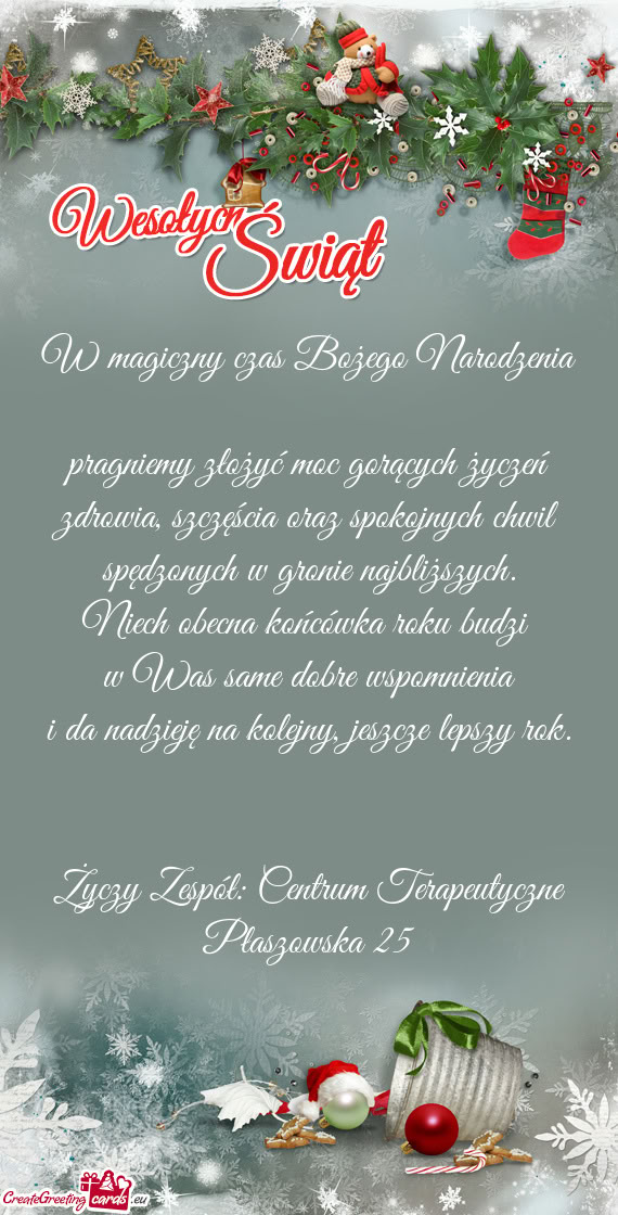 Zespół: Centrum Terapeutyczne Płaszowska 25