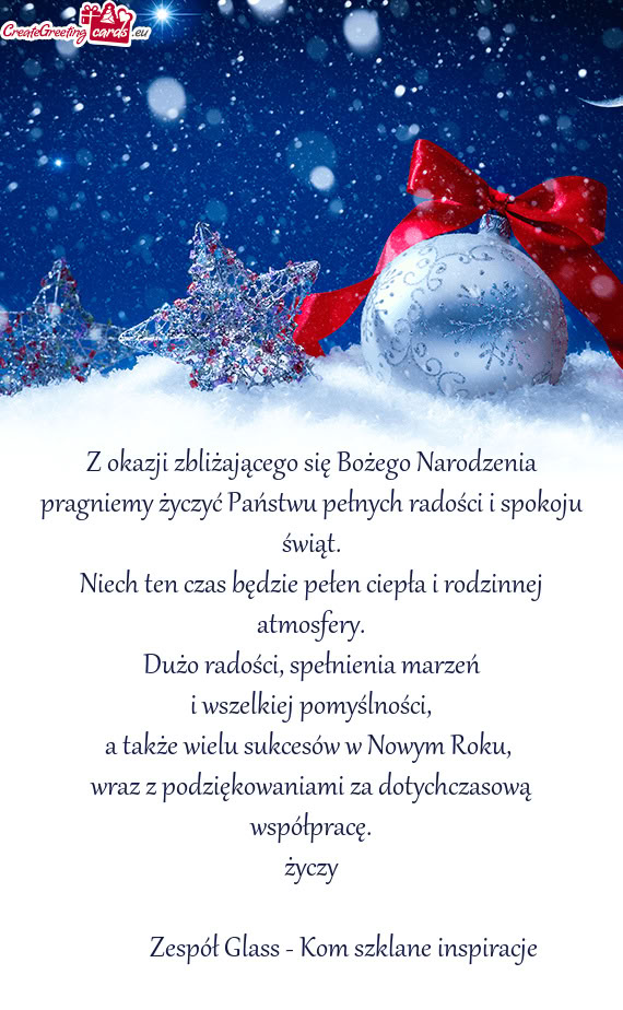 Zespół Glass - Kom szklane inspiracje