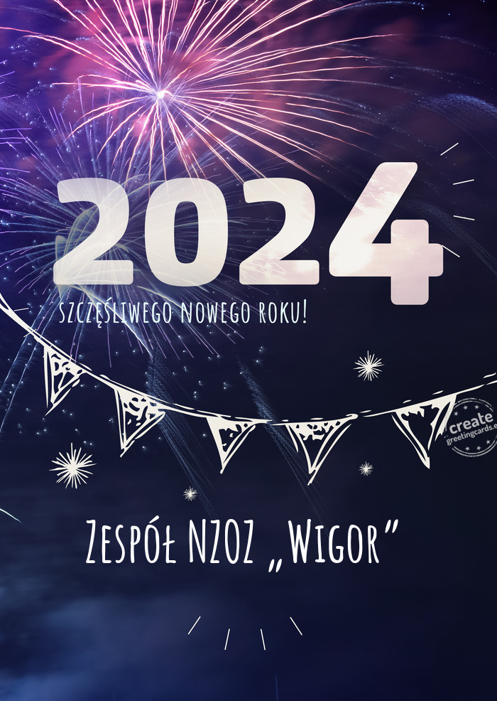 Zespół NZOZ „Wigor” - Szczęśliwego nowego roku