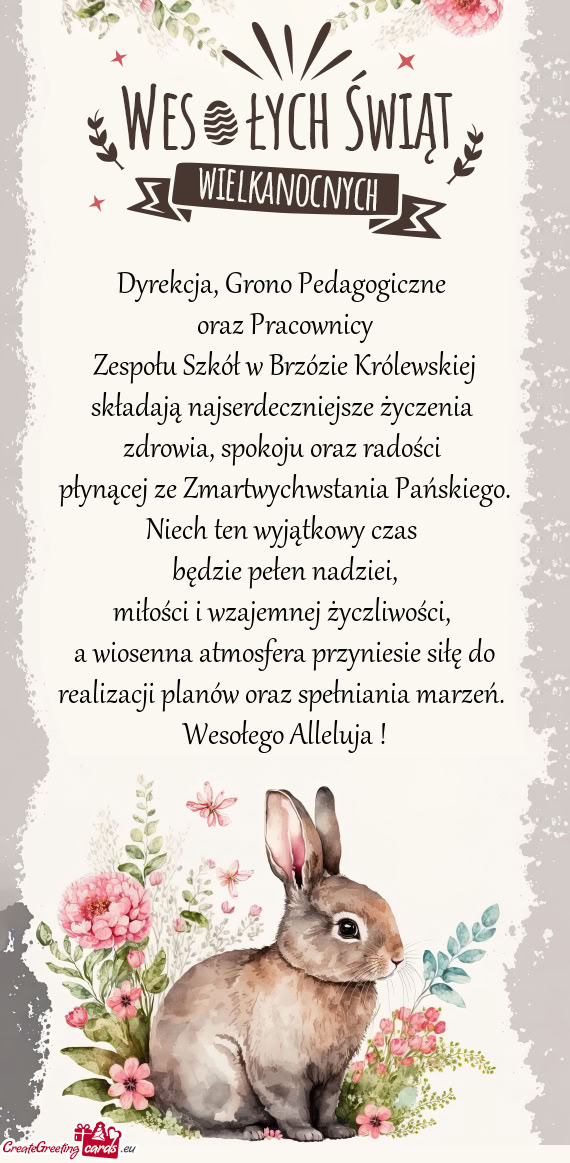 Zespołu Szkół w Brzózie Królewskiej