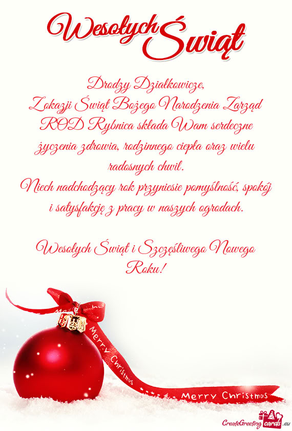 Zinnego ciepła oraz wielu radosnych chwil