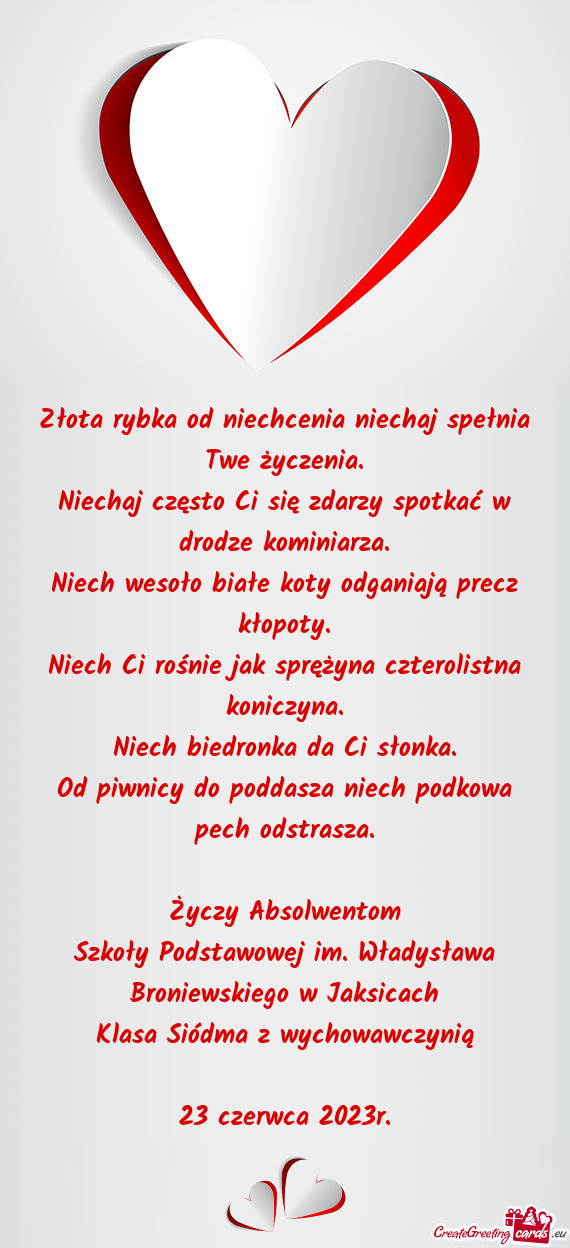 Złota rybka od niechcenia niechaj spełnia Twe życzenia