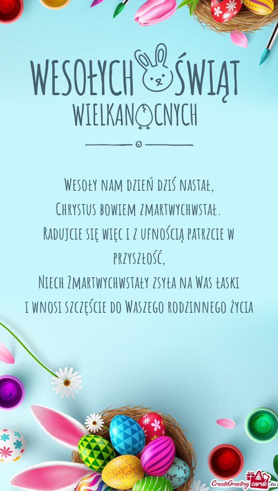 Zmartwychwstał. Radujcie