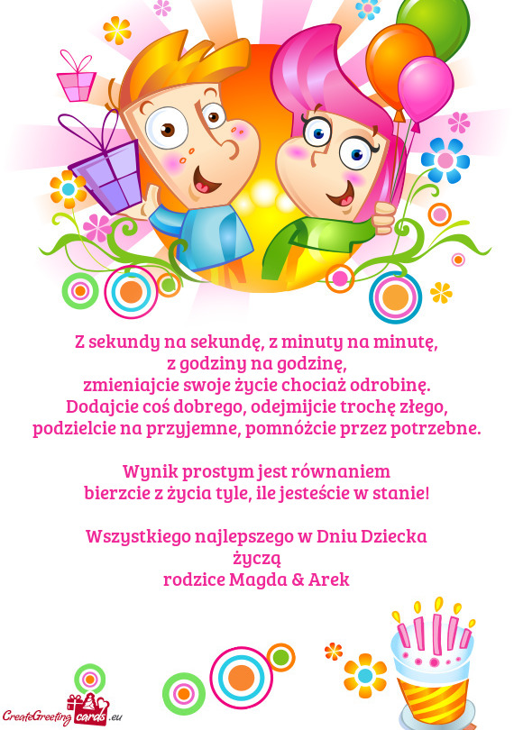 Zmieniajcie swoje życie chociaż odrobinę