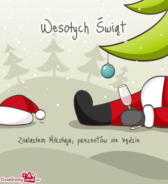 Znalazłem Mikołaja, prezentów nie będzie 😁