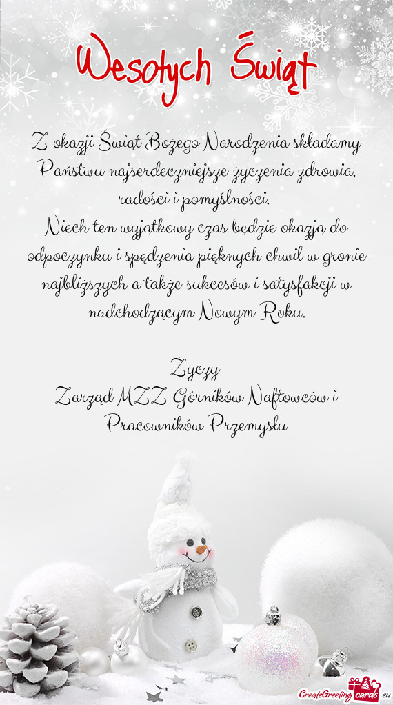 Ższych a także sukcesów i satysfakcji w nadchodzącym Nowym Roku