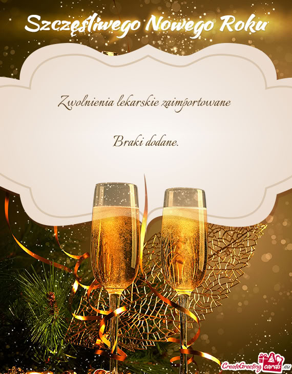 Zwolnienia lekarskie zaimportowane