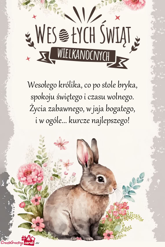 Życia zabawnego, w jaja bogatego