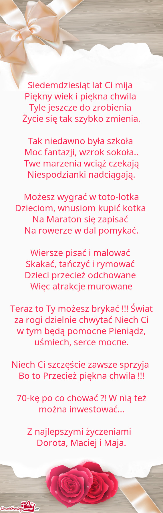 Życie się tak szybko zmienia