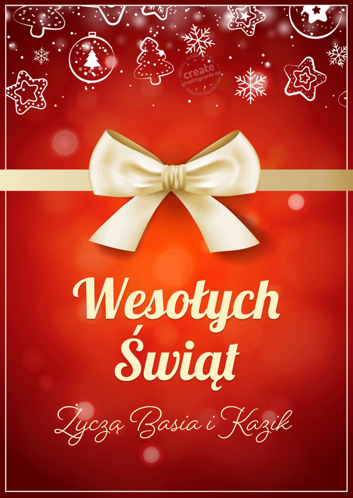 Życzą Basia i Kazik