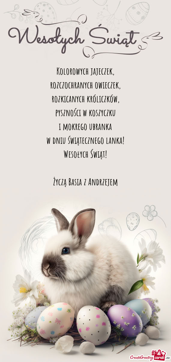 Życzą Basia z Andrzejem