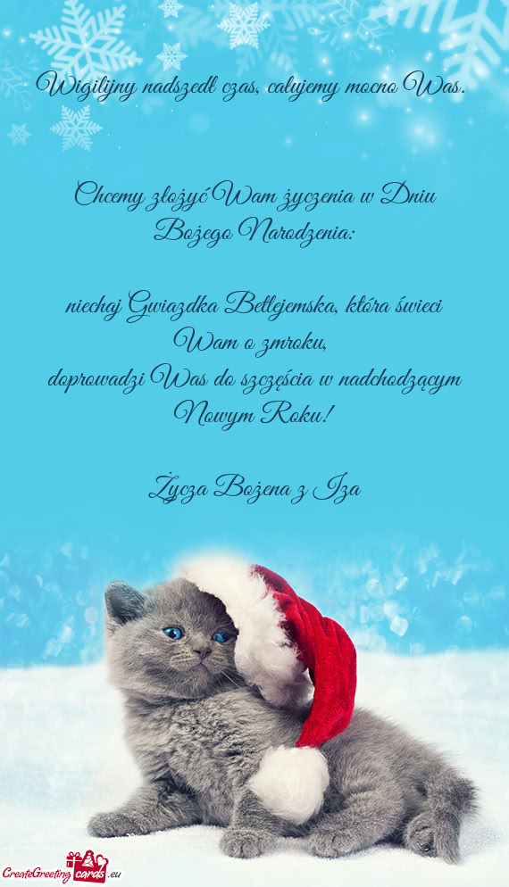 Życza Bożena z Iza