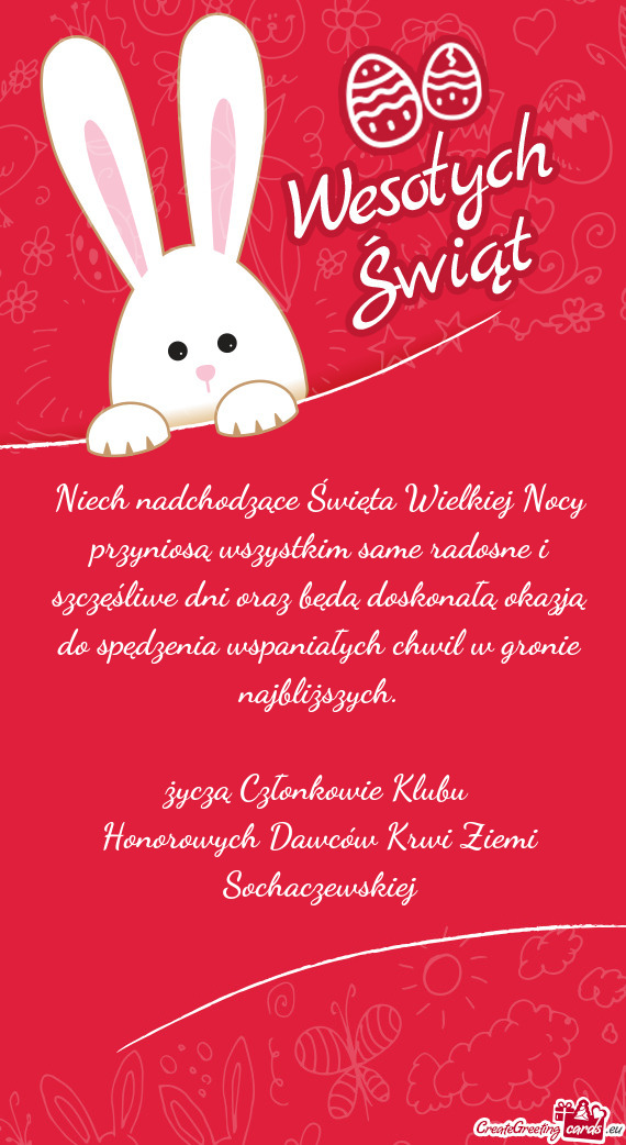 Życzą Członkowie Klubu