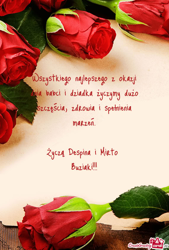 Życzą Despina i Mirto