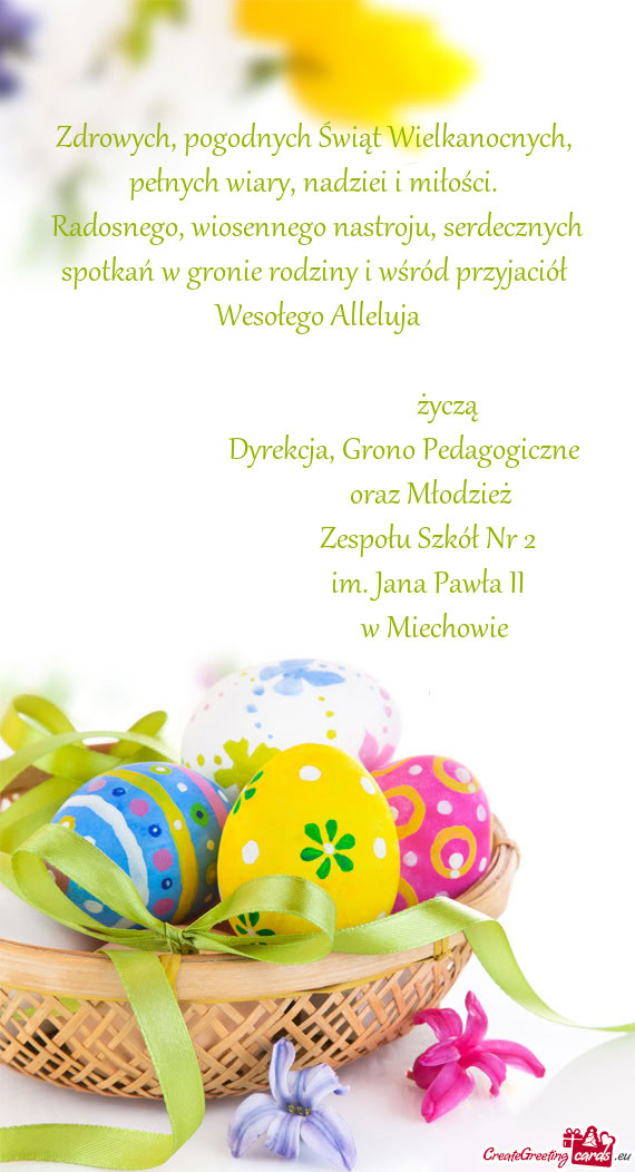 Życzą        Dyrekcja