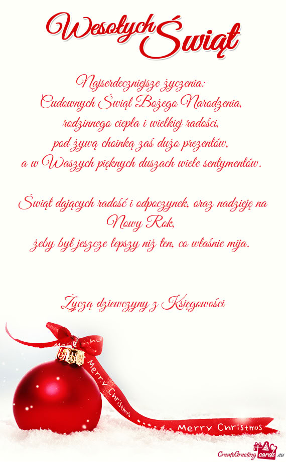 Życzą dziewczyny z Księgowości