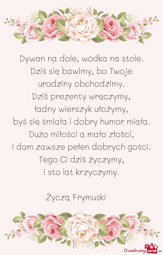 Życzą Frymuski ❤️
