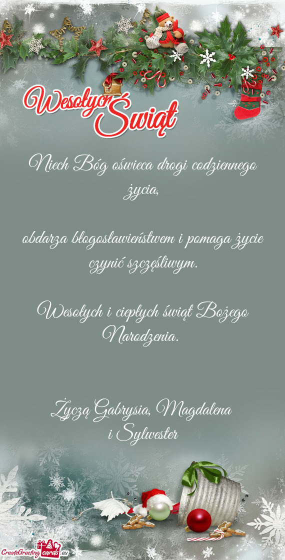 Życzą Gabrysia, Magdalena