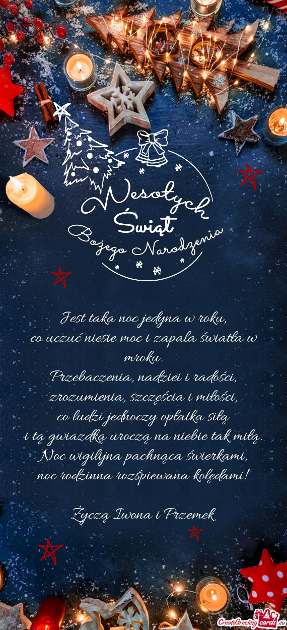 Życzą Iwona i Przemek