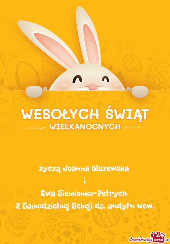 Życzą Joanna Olszewska