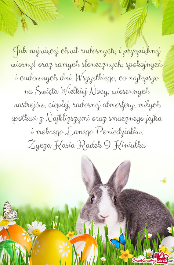 Życzą Kasia Radek I Kiniulka