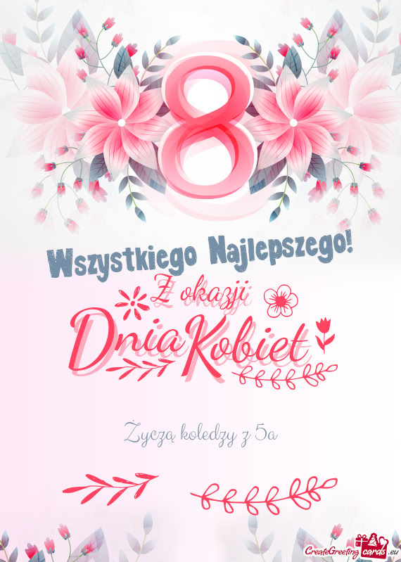 Życzą koledzy z 5a